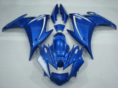 Cheap 2009-2015 Yamaha FZ6R Motorcycle Fairings - Blue White Canada