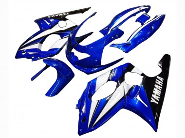 Cheap 1996-2007 Yamaha YZF600R Thundercat Motorcycle Fairings - Blue White Black Canada