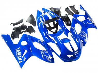 Cheap 1996-2007 Yamaha YZF600R Thundercat Motorcycle Fairings - Blue White Silver Canada