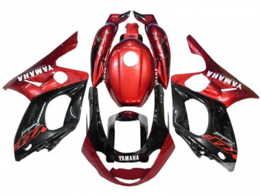 Cheap 1996-2007 Yamaha YZF600R Thundercat Motorcycle Fairings - Red Black Silver Canada