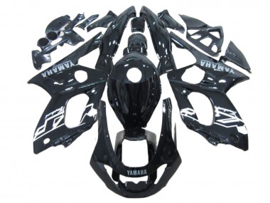 Cheap 1996-2007 Yamaha YZF600R Thundercat Motorcycle Fairings - Glossy Black White Canada