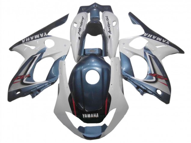 1996-2007 Yamaha YZF600R Thundercat Motorcycle Fairings - Dark Blue White Canada
