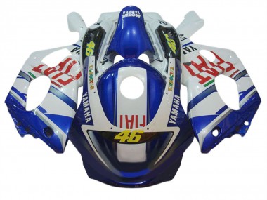 Cheap 1996-2007 Yamaha YZF600R Thundercat Motorcycle Fairings - White Blue Red Fiat 46 Canada