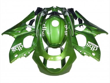 Cheap 1996-2007 Yamaha YZF600R Thundercat Motorcycle Fairing Kits - Green White Canada