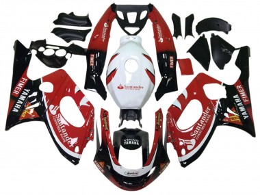Cheap 1996-2007 Yamaha YZF600R Thundercat Motorcycle Fairings - Glossy Black Red White Volvo Fimer Santander Canada