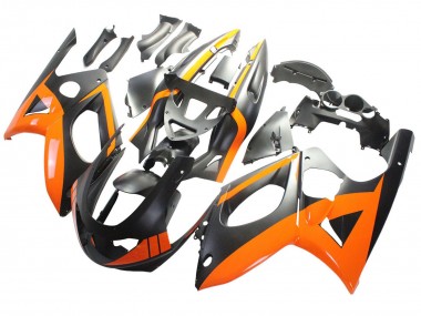 Cheap 1996-2007 Yamaha YZF600R Thundercat Motorcycle Fairings - Black Orange Canada
