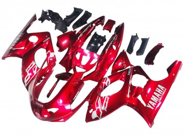 Cheap 1996-2007 Yamaha YZF600R Thundercat Motorcycle Fairings - Red White Thunderace Canada