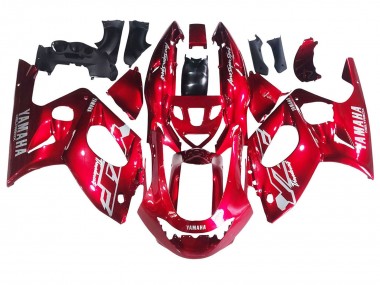 Cheap 1996-2007 Yamaha YZF600R Thundercat Motorcycle Fairings - Red White Thunderace Canada