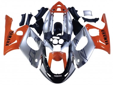 Cheap 1996-2007 Yamaha YZF600R Thundercat Motorcycle Fairings - Orange Grey Glossy Black Canada