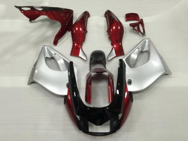 Cheap 1997-2007 Yamaha YZF 1000R Thunderace Motorcycle Fairings - Burgundy Silver Canada