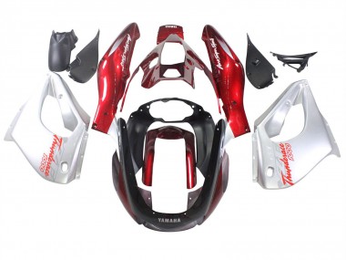 Cheap 1997-2007 Yamaha YZF 1000R Thunderace Motorcycle Fairings - Red Silver Thunderace Canada