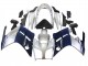 2001-2006 Yamaha FJR1300 Motorcycle Fairings - Dark Blue Silver Canada