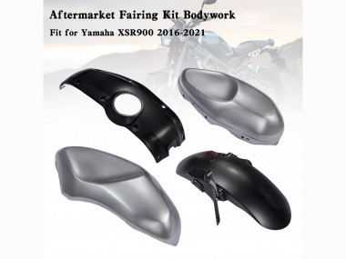 Cheap 2016-2021 Yamaha XSR900 Motorcycle Fairings - Black Grey Canada