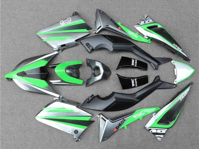 2012-2014 Yamaha TMAX530 Motorcycle Fairings - Grey Green Black ENEOS Canada