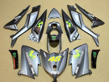 Cheap 2012-2014 Yamaha TMAX530 Motorcycle Fairings - Grey Semakin Didepan MoviStar Yamalube 46 Canada