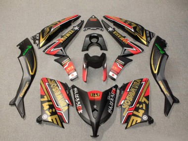 Cheap 2012-2014 Yamaha TMAX530 Motorcycle Fairings - Matte Black Gold Red Canada