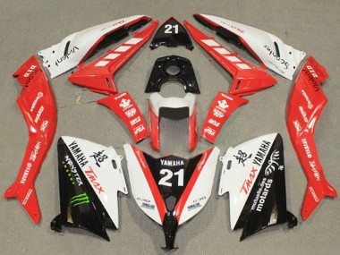 Cheap 2012-2014 Yamaha TMAX530 Motorcycle Fairings - White Red Black Monster 21 Canada