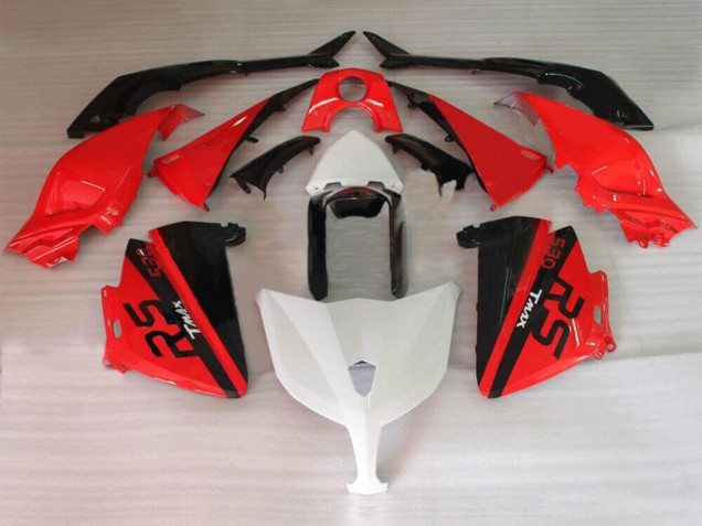 2012-2014 Yamaha TMAX530 Motorcycle Fairings - White Red Black Canada