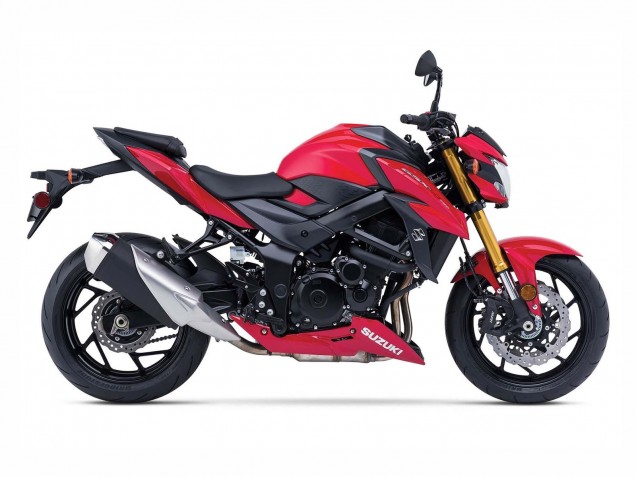 2017-2022 Suzuki GSX-S 750 Motorcycle Fairings - Red Black Canada