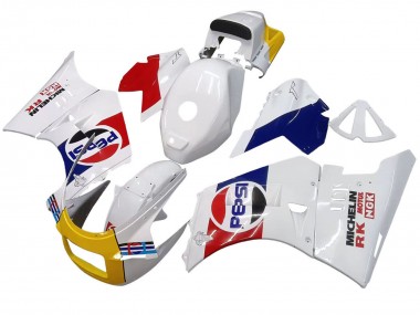 Cheap 1984-1987 Suzuki RG400 RG500 RG400/500 Motorcycle Fairings - White Red Blue Yellow Motul Michelin Pepsi Canada
