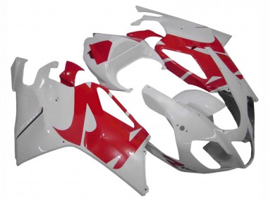 Cheap 2003-2006 Aprilia RSV1000 Motorcycle Fairings - White Red Canada