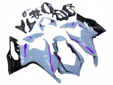 Cheap 2020-2024 Ducati Panigale V2 Motorcycle Fairings - Glossy Grey Purple Glossy Black Canada