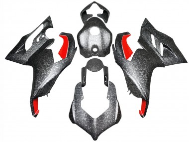 Cheap 2020-2024 Ducati Panigale V2 Motorcycle Fairings - Black Forged Carbon Fiber Style Red Canada