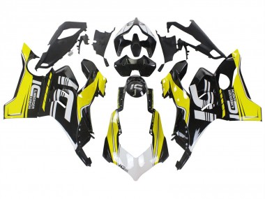 Cheap 2020-2021 Ducati Panigale V4 V4S Motorcycle Fairings - Yellow White Glossy Black Canada