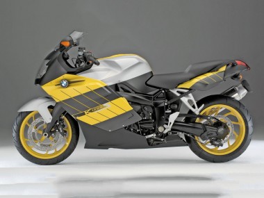Cheap 2005-2010 BMW K1200S Motorcycle Fairings - Yellow Silver Matte Black Canada