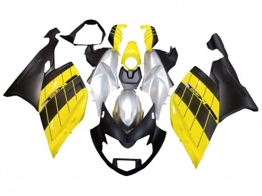 Cheap 2005-2010 BMW K1200S Motorcycle Fairings - Yellow Silver Matte Black Canada