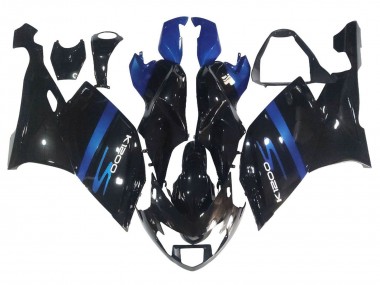 Cheap 2005-2010 BMW K1200S Motorcycle Fairings - Blue Glossy Black Canada