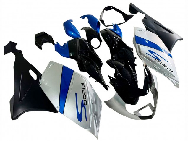2005-2010 BMW K1200S Bike Fairings - Silver Blue Black Canada