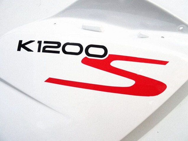 2005-2010 BMW K1200S Motorcycle Fairings - White Glossy Black Canada