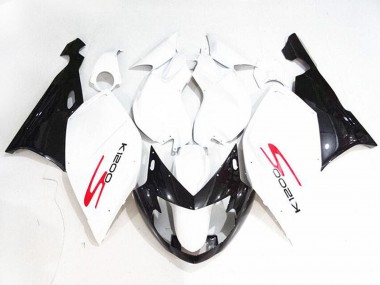 Cheap 2005-2010 BMW K1200S Motorcycle Fairings - White Glossy Black Canada