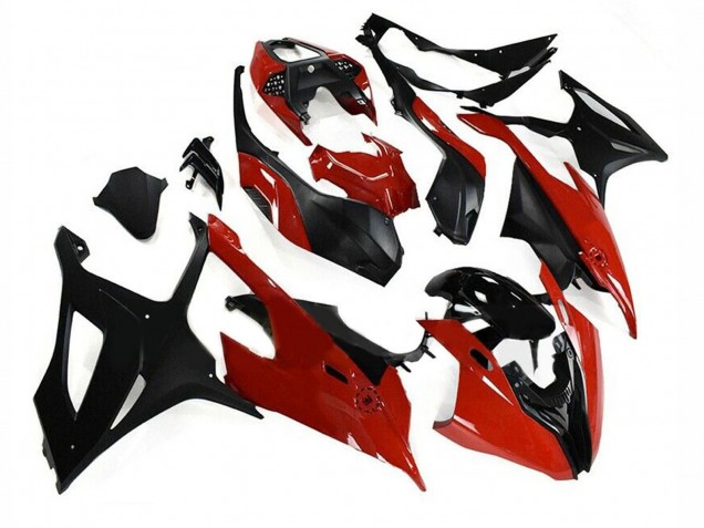 2019-2022 BMW S1000RR Motorcycle Fairing Kits - Black Red Canada