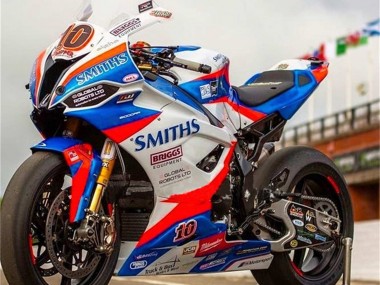Cheap 2019-2022 BMW S1000RR Motorcycle Fairings - White Blue Red Smiths Canada