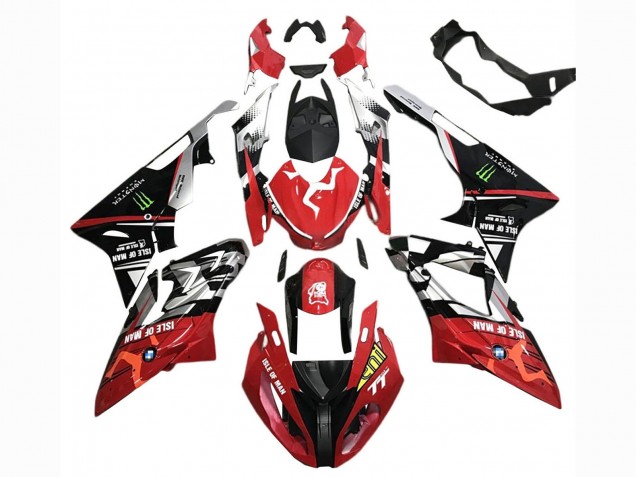 2017-2018 BMW S1000RR Motorcycle Fairings - White Red Matte Black Green Monster Canada