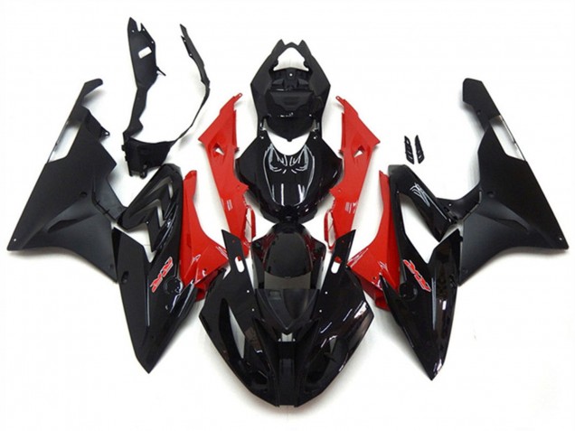 2017-2018 BMW S1000RR Abs Motorcycle Fairing - Red Glossy Black Matte Black Canada