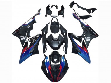 Cheap 2017-2018 BMW S1000RR Motorcycle Fairings - Blue Red Glossy Black Castrol Canada