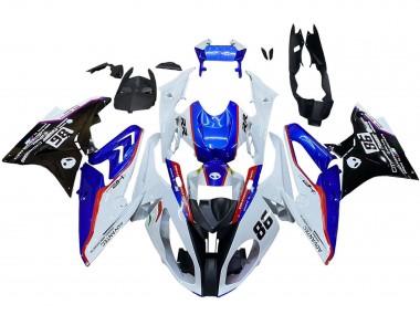 Cheap 2017-2018 BMW S1000RR Bike Fairings - White Blue Red Glossy Black Canada