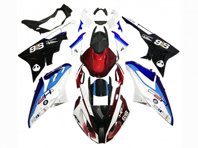 2017-2018 BMW S1000RR Motorcycle Fairing - White Blue Red Black Canada