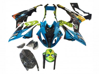 Cheap 2017-2018 BMW S1000RR Motorcycle Fairings - Blue Yellow Shark Canada