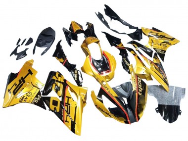 Cheap 2017-2018 BMW S1000RR Motorcycle Fairings - Gold Black Tyco Canada