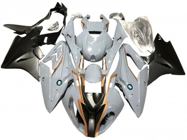 Cheap 2017-2018 BMW S1000RR Motorcycle Fairings - Nardo Grey Matte Black Canada
