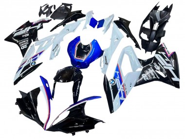 Cheap 2015-2016 BMW S1000RR Motorcycle Fairing Kits - White Blue Glossy Black Canada