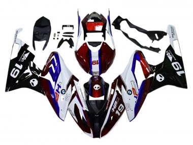Cheap 2015-2016 BMW S1000RR Bike Fairings - White Red Blue Black Canada