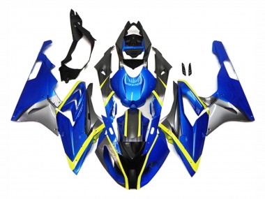 Cheap 2015-2016 BMW S1000RR Motorcycle Fairings - Silver Yellow Blue Canada