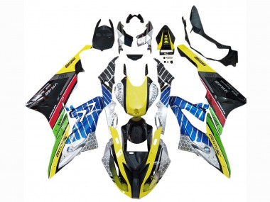 Cheap 2015-2016 BMW S1000RR Motorcycle Fairings - Yellow Blue Green Red Black VR 46 Canada