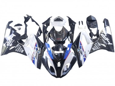 Cheap 2015-2016 BMW S1000RR Motorcycle Fairings - White Blue Black Carbon Fiber Canada