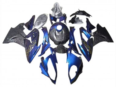 Cheap 2015-2016 BMW S1000RR Motorcycle Fairings - Gradient Purple Blue Forged Carbon Fiber Canada